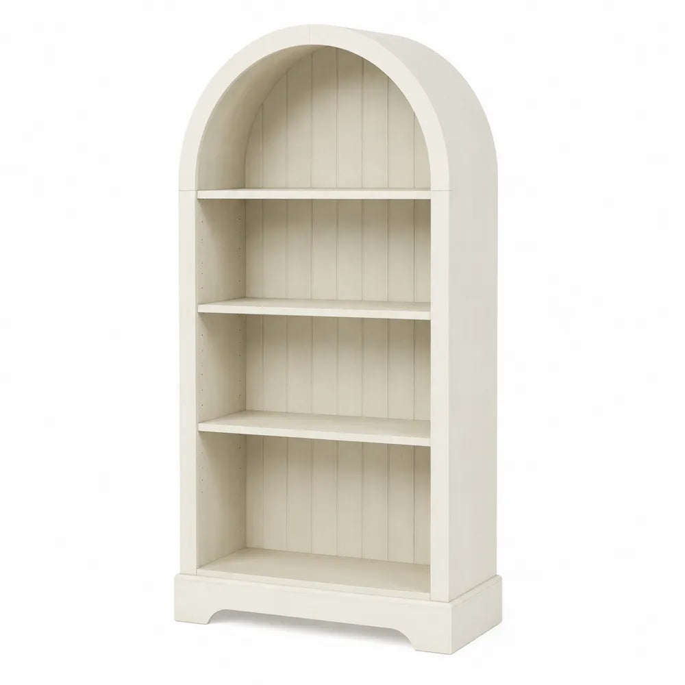 Regał łukowy z MDF 180 cm Beżowy