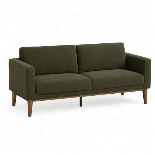 Zielona sofa trzyosobowa 210 cm