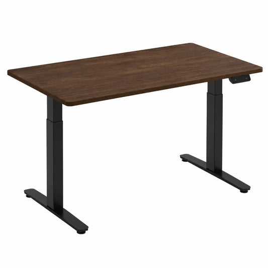 Biurko regulowane z płyty MDF i stali 120x60x70-120 cm